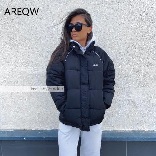 Winter New Style Stand-up Collar Loose All-match Cotton Padded Jacket Men and Women Thick Down Cotton Student Padded Jacket