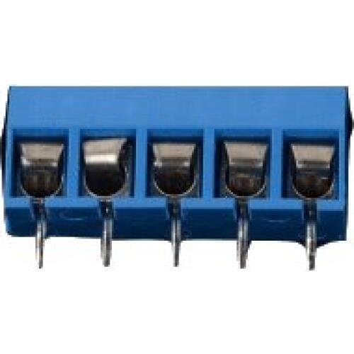 100 pcs KF301-5P KF301-6P 300V 12A 5 Pin Screw blue PCB Terminal Block Connector 5mm Pitch