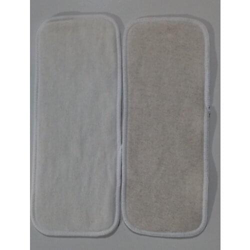 4 LAYER All Hemp Organic cotton 50pcs 4 Layers Washable Reusable Baby Cloth Diaper Nappy Inserts
