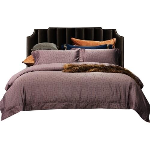 Caiyitang 100% cotton smooth soft silk like bedding set printed bed sheet valuable concise style bed quilt cover