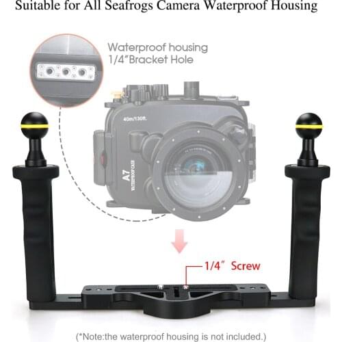 Seafrog Diving Camera housing Handle Tray Grip Bracket shutter trigger for gopro Phone TG5 Sony Canon Underwater Photography