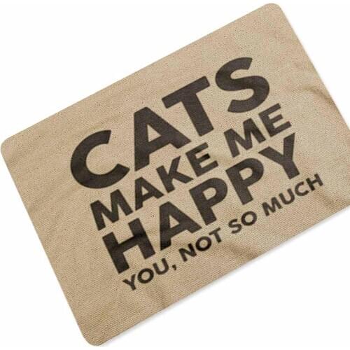 Dropshipping Funny Doormat Rug Anti-Skip Carpets Floor Mats Entrance Indoor carpet Thin Rubber customizable