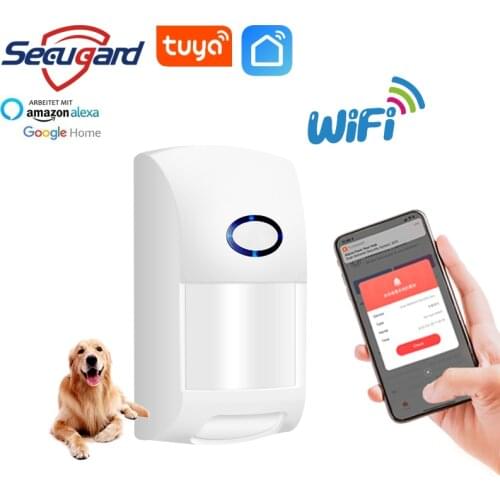 WiFi Motion Alarm Infrared Detector 25kg Pet Immune Home Burglar Security Alarm System APP Remotly Control Tuyasmart Smart Life