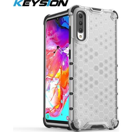 KEYSION Shockproof Case for Samsung A70 A50 A30 A20 A10 A40 A70s 50s 30s 20s 10s Airbag Phone Cover For Samsung S10 Note 10 Plus