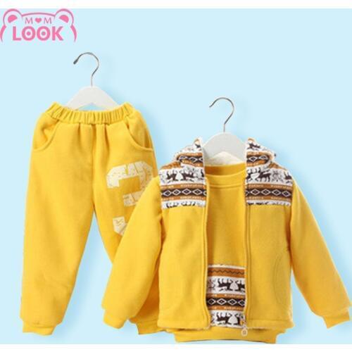 Boys Clothing Sets 2020 Winter Toddler Girls Clothes 3Pcs Outfit Kids Tracksuit For Girls Suit Children Clothing 1 2 3 4 5 6Year