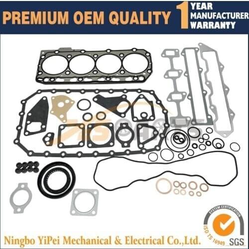 Full Overhaul Engine Gasket Set for Yanmar 4TNV88 Excavator Boat Loader Generator Forklif