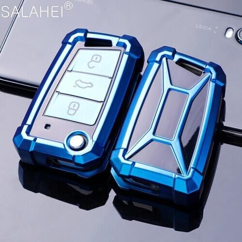Soft TPU Car Key Case Cover Shell For Volkswagen VW Golf 7 mk7 Seat Ibiza Leon FR 2 Altea Aztec For Skoda Octavia Accessories
