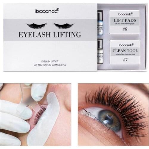 DIY Lashes Lifting Kits With Rods Glue Eye Lashes Eyelash Perming Kit Cilia Lifting Extension Perm Set Makeup Tools