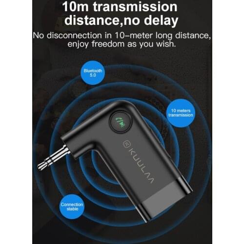 New Aux Car Bluetooth Adapter Car with 3.5mm Jack Audio Converter Wireless Bluetooth 5.0 Receiver Music Transmitter Accessories