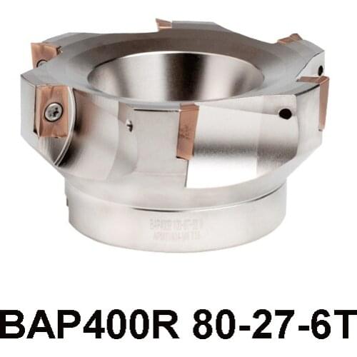 OYYU BAP300R BAP400R 80-27-6T Right Angle Square Shoulder Milling Cutter Carbide Inserts APMT1604 1135 CNC Cutting Machine Tools