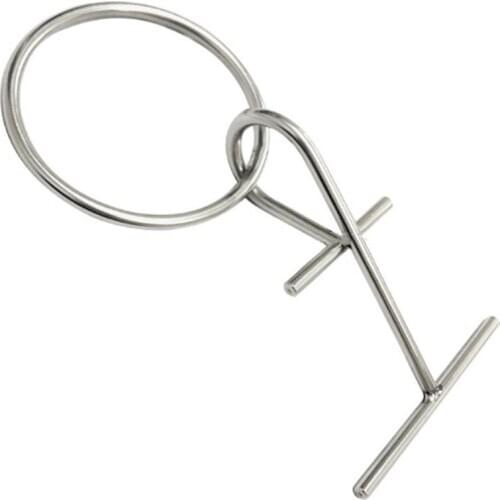 Portable Dock Cleat 316 Stainless Steel with O-Ring for Fenders, Bumpers, Mooring Line Marine Grade