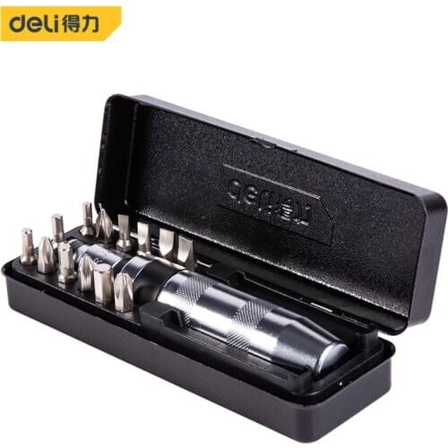 Deli Impact Industrial Driver Screwdriver Professional Screwdriver Set Hand Tools For Loosening Bolts Stubborn Fasteners