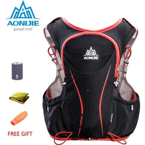 AONIJIE E906 Hydration Pack Backpack Rucksack Bag Vest Harness Water Bladder Hiking Camping Running Marathon Race Sports 5L