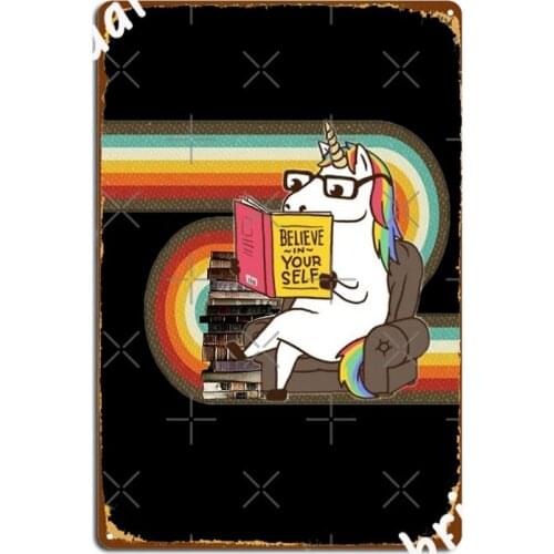 Stack Of Books Metal Sign Pub Cinema Garage Decoration Designing Tin Sign Poster