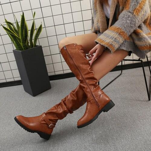 Женские высокие ботинки WHooHoo China At AliExpress