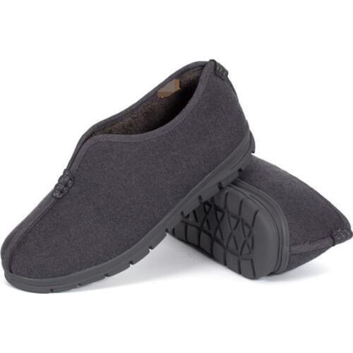 Unisex winter warm shaolin monk shoeszen lay meditation kung fu buddhist lohan arhat sneaker yellow/gray/brown