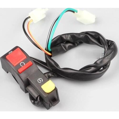 1 Set Motorcycle Universally Waterproof Ignition start switch With Wire harness For 50-250CC Yamaha Honda Kawasaki Suzuki Halley