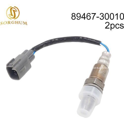 2PCS 89467-30010 O2 Oxygen Sensor Air Fuel Ratio Sensor For Lexus GX470 Toyota 4.7L 89467-04020,8946704020, 89467-0C010