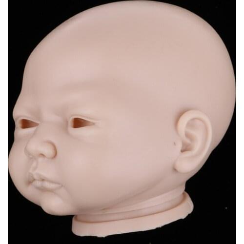 20inch Reborn Head Sculpt Newborn Awake Baby Doll Head Mold Unpainted #h