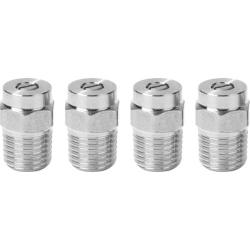 4Pcs Replacement Nozzle Thread Type 40 Degree for Pressure Washer Surface Cleaner Car Washing Tool Kits Supplies