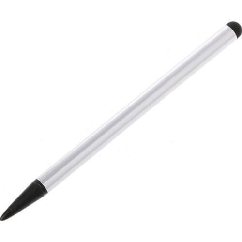 2-In-1 Capacitive & Resistive Touch Screen Stylus Pen For iPhone iPad Tablet Phone