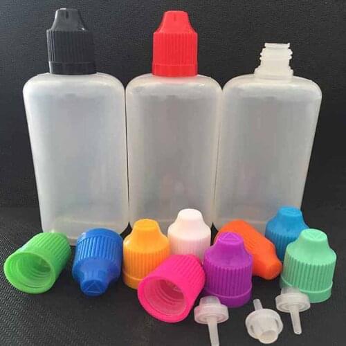 600pcs PE 100ML Plastic Dropper Bottle soft empty Plastic E liquid Bottles With Childproof Cap and Long Thin Tip