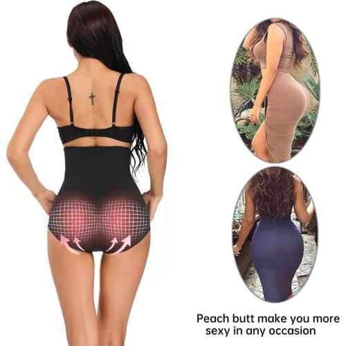 SURE YOU LIKE Seamless Lace Women Shapewear High Waist Hip Raise Body Shaper Slimming Fat Burning Ultra-Thin Abdomen Shapepants