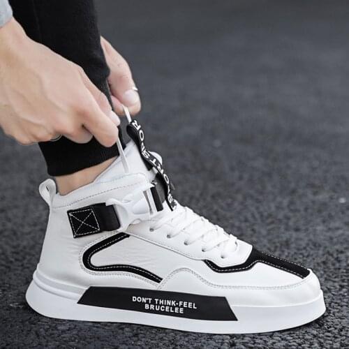 Мужские белые кеды COOLVFATBO China At AliExpress