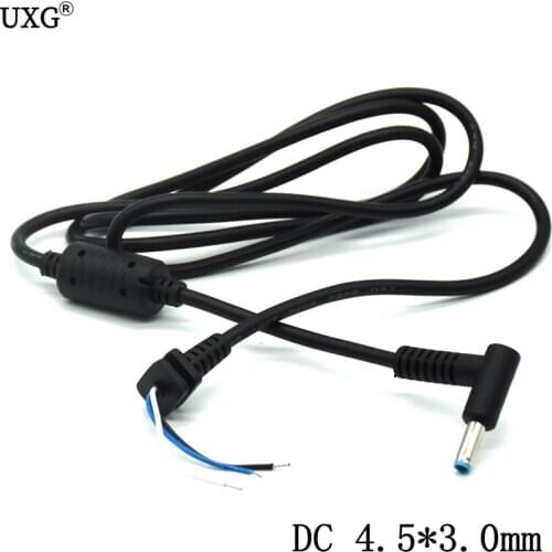 DC 4.5 x 3.0mm 4.5*3.0 mm Power Supply Plug Connector With Cord / Cable For Hp Envy Pavilion 14 15 Laptop Adapter Charger Cable