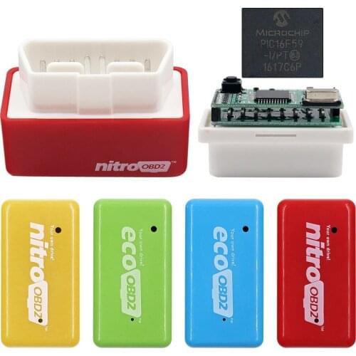 Nitro OBD2 ECOOBD2 Car Fuel Saver Nitroobd2 Eco OBD 2 Diesel Benzine ECU Chip Tuning Box Plug Driver ECO/Nitro OBDII