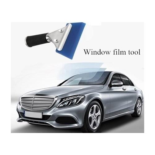DHL 50PCS Window Tint Tool For Car Auto Film Tinting Squeegee Razor Blade Scraper (Color: Blue)