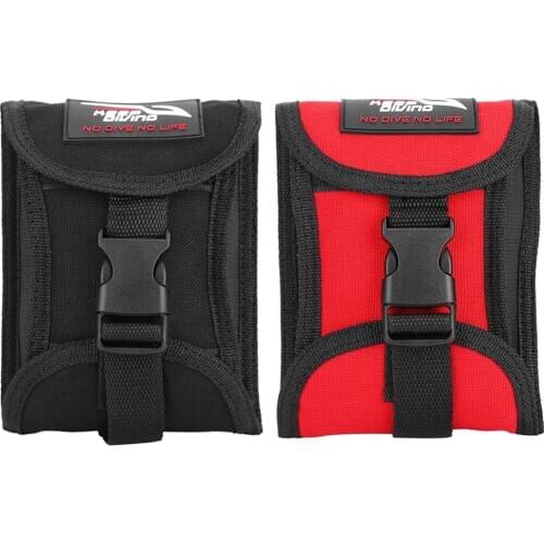 KEEP DIVING Two Sides Open Up Scuba Diving Weight Belt Pocket with Quick Release Buckle Accommodate 3KG/6lb of Lead Weight Bag