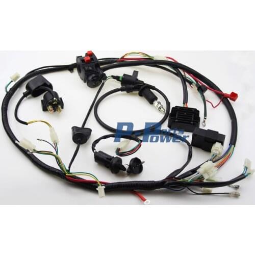 ELECTRICS Coil CDI Spark Plug D8EA Regulator Wire Loom Harne GY6 125cc 150cc 250cc ATV QUAD BIKE DIRT FREE SHIPPING