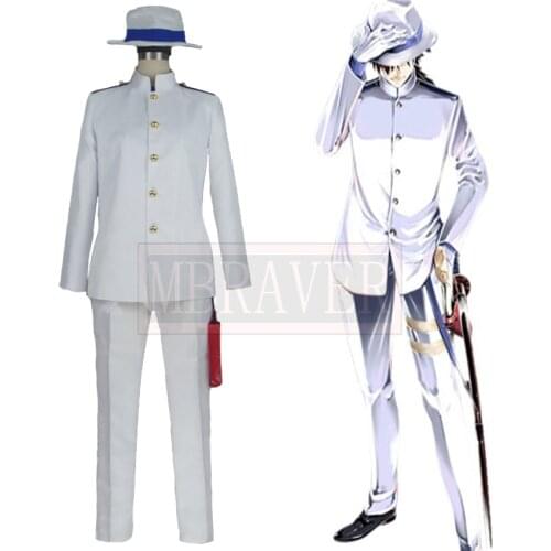 Fate/Grand Order FGO Ryouma Sakamoto Cosplay Costume Halloween Uniform Outfit Custom Made Any Size