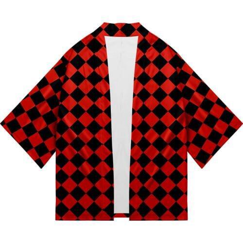 Japanese Kimonos Woman Men Kimono Demon Slayer Same Kimono Unisex Couple Cardigan Shirt Kimono Yukata Summer Fall Asian Kimono
