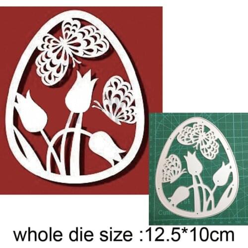 Craft dies metal cutting dies cut die Easter Flower Egg decoration Scrapbooking dies paper knife mould blade punch stencils dies