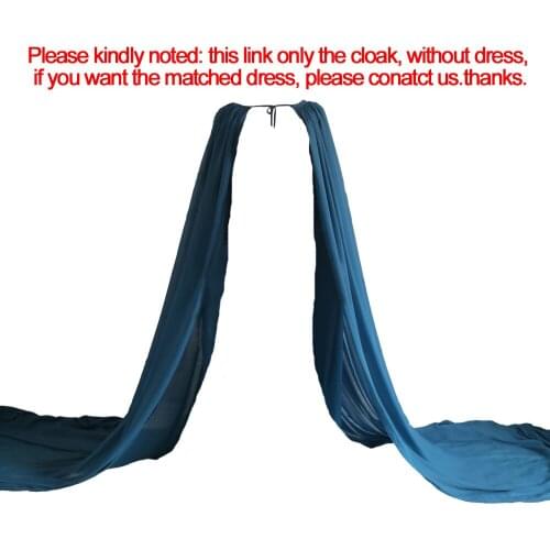 New Maternity Dresses Decoration Long Cloak Cape with 3m Long Soft Chiffon Train for Maxi Dress Maternity Photography Props