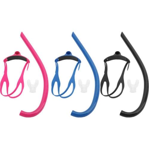 Swimming Front Breathing Tube with Silicone Mouthpiece Swim Training Breath Gear Swim Training Gear Swim Snorkel