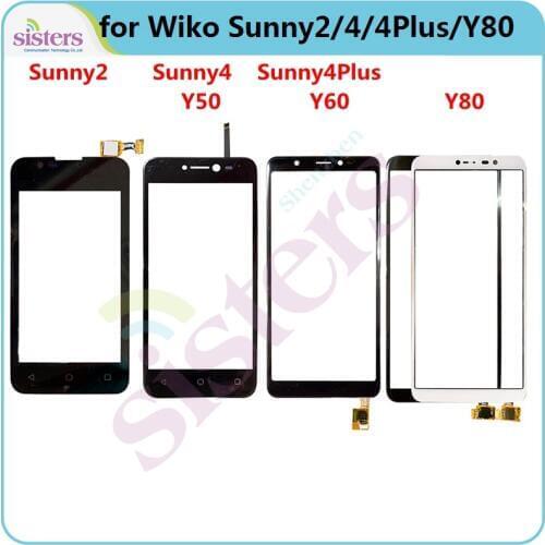 Touch Screen Digitizer For Wiko Y80 Sunny2 Sunny4 Y50 Sunny4 Plus Y60 Touch Glass Lens Touch Touch Panel Phone Parts Tested Top