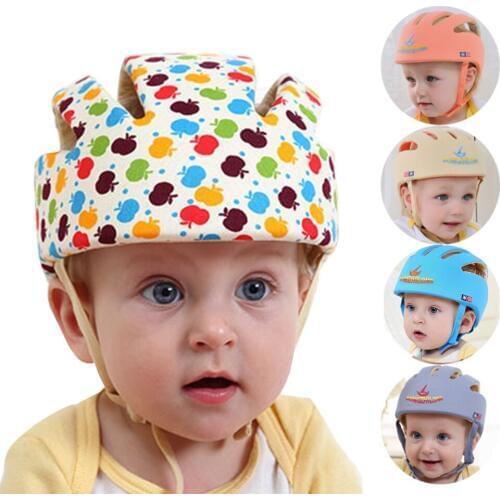 Baby Protective Head Helmet Hats for Kids Prevent Impact Walk Wrestling Sport Toddler Safety Soft Hat Boy Girls Cotton Baby Cap