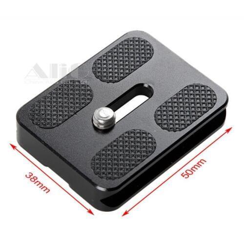 Tripod Monopod Ball Head quick release plate head 38x50mm for Arca Swiss Benro B-1 J-1 N-1 TB-1 Ballhead PU50 DSLR Accessories