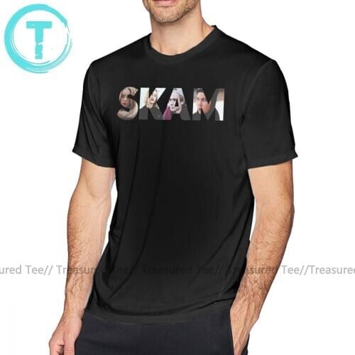 Skam T Shirt Skam T-Shirt 100 Cotton Awesome Tee Shirt Printed 6xl Beach Men Short Sleeves Tshirt