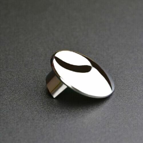 Modern Simple Drawer Knobs Shiny silver shoe cabinet handles zinc alloy cupboard dresser wardrobe furniture handles pullS Knobs