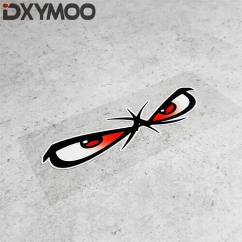 Funny Peeping Eyes Car Window Body Stickers Fashion Brand Ebil Eyes No Fear Motorcycle Caution Bumpers