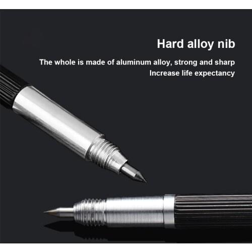 1pcs Diamond metal marker engraving pen tungsten carbide nib stylus pen for glass ceramic metal wood engraving hand tool