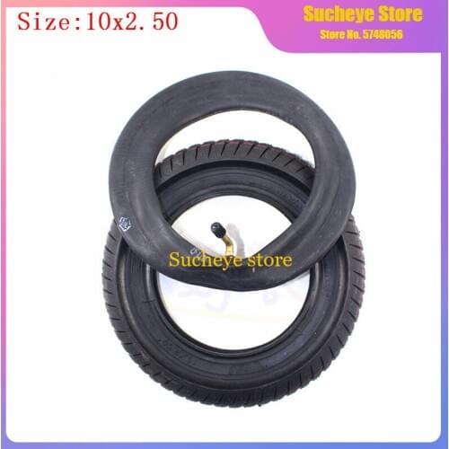 10 Inch Pneumatic Tire Inner Tube 10x2.50 Fits for Electric Scooter Balance Drive Bicycle Tyre 10x2.5 Tyre with Inner Tube