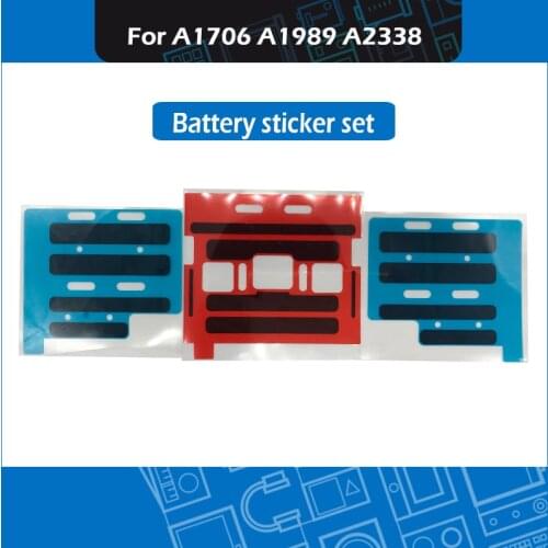 10set/Lot Laptop Battery Adhesive Stripes Stickers set For Macbook Pro Retina 13" A1706 A1989 A2338 2016-2020