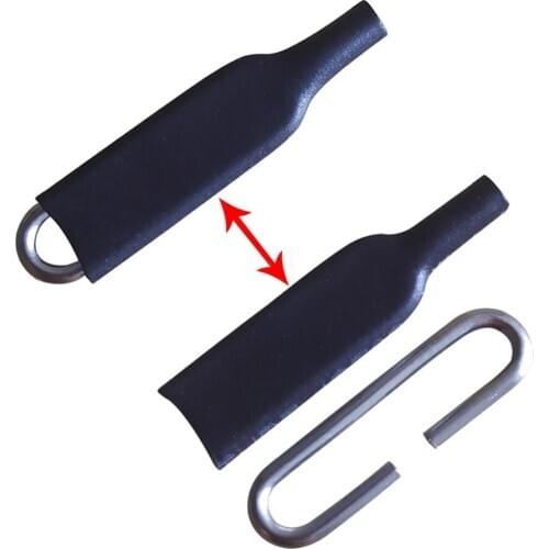 100/200pcs Quick Clip Swivel M L Steel Fishing Swivels Snap with Protector Sea Fishing Connector