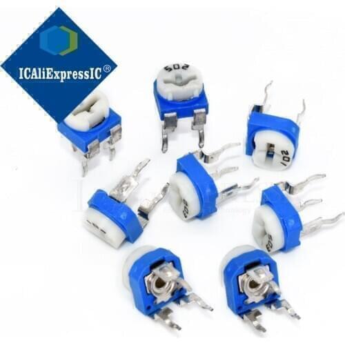 20PCS RM065 RM-065 100K ohm 104 RM065-104 Trimpot Trimmer Potentiometer variable resistor In Stock