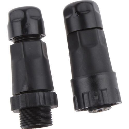 3 Pins Assembled Electrical Male Female Adapter 15A IP68 Waterproof Aviation